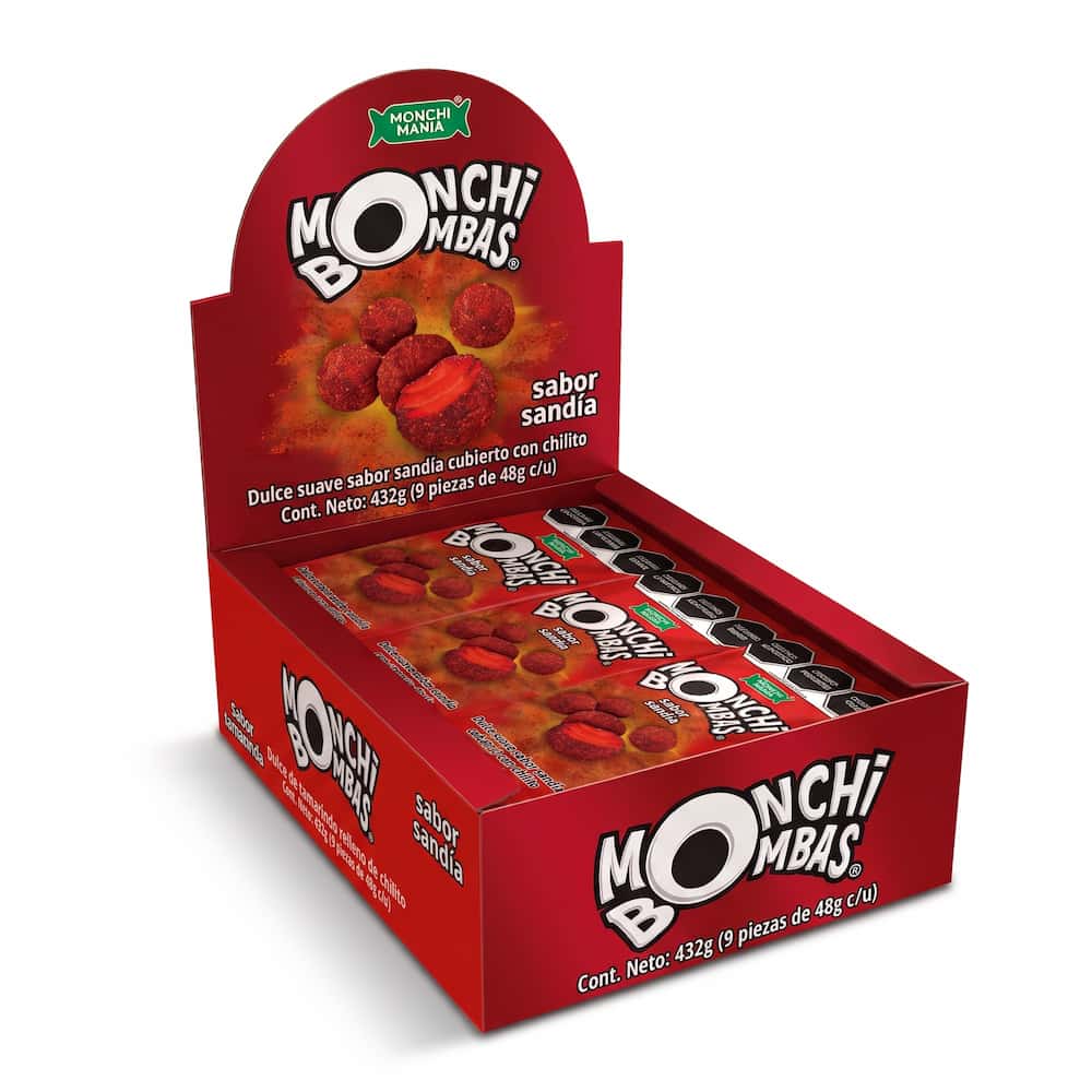 Monchi Bombas Sandia Display 9 Pzas