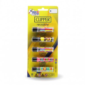 Encendedor Clipper Blíster 5 Pzas