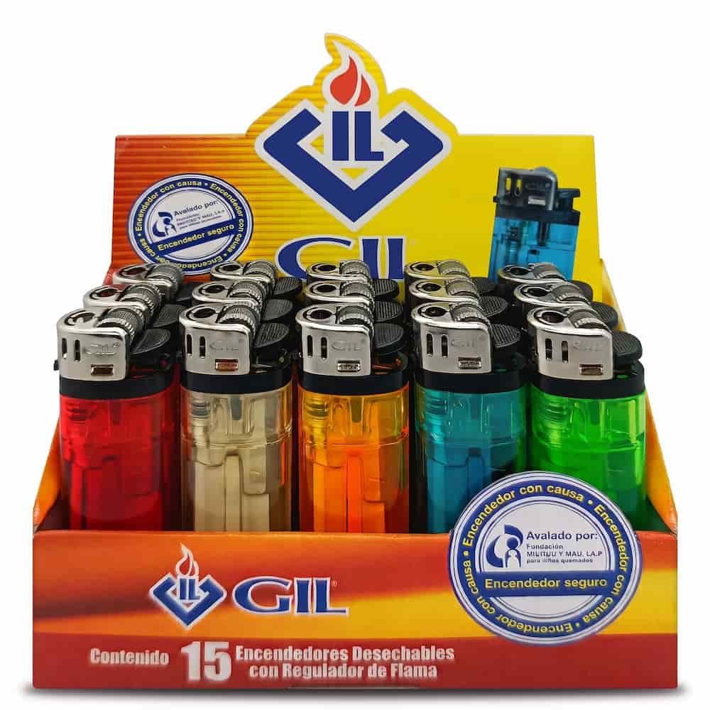 Encendedor GIL Display 15 Pzas